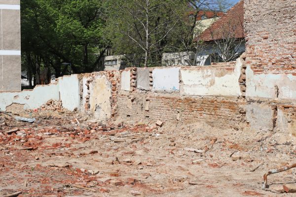 Brick Wall Demolition in Pottstown