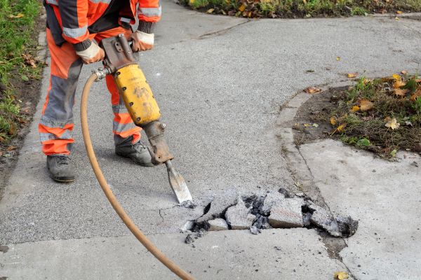 Concrete Sidewalk Removal in Pottstown